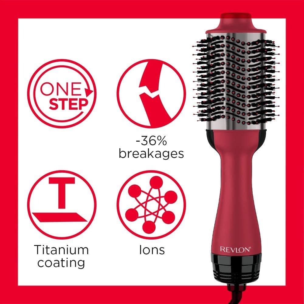 Buy REVLON,Revlon Salon One-Step Hair Dryer & Volumiser - 2-in-1 Styling Tool with Titanium Coating, Oval Design for Mid to Long Hair (RVDR5279UKE) - Gadcet UK | UK | London | Scotland | Wales| Near Me | Cheap | Pay In 3 | Hair Curler