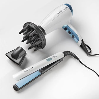Buy Remington,Remington Shine Therapy Advanced Ceramic Hair Straighteners with Morrocan Argan Oil for Improved Shine - S8500, Black/ Silver, Pack of 1 - Gadcet.com | UK | London | Scotland | Wales| Ireland | Near Me | Cheap | Pay In 3 | Health & Beauty