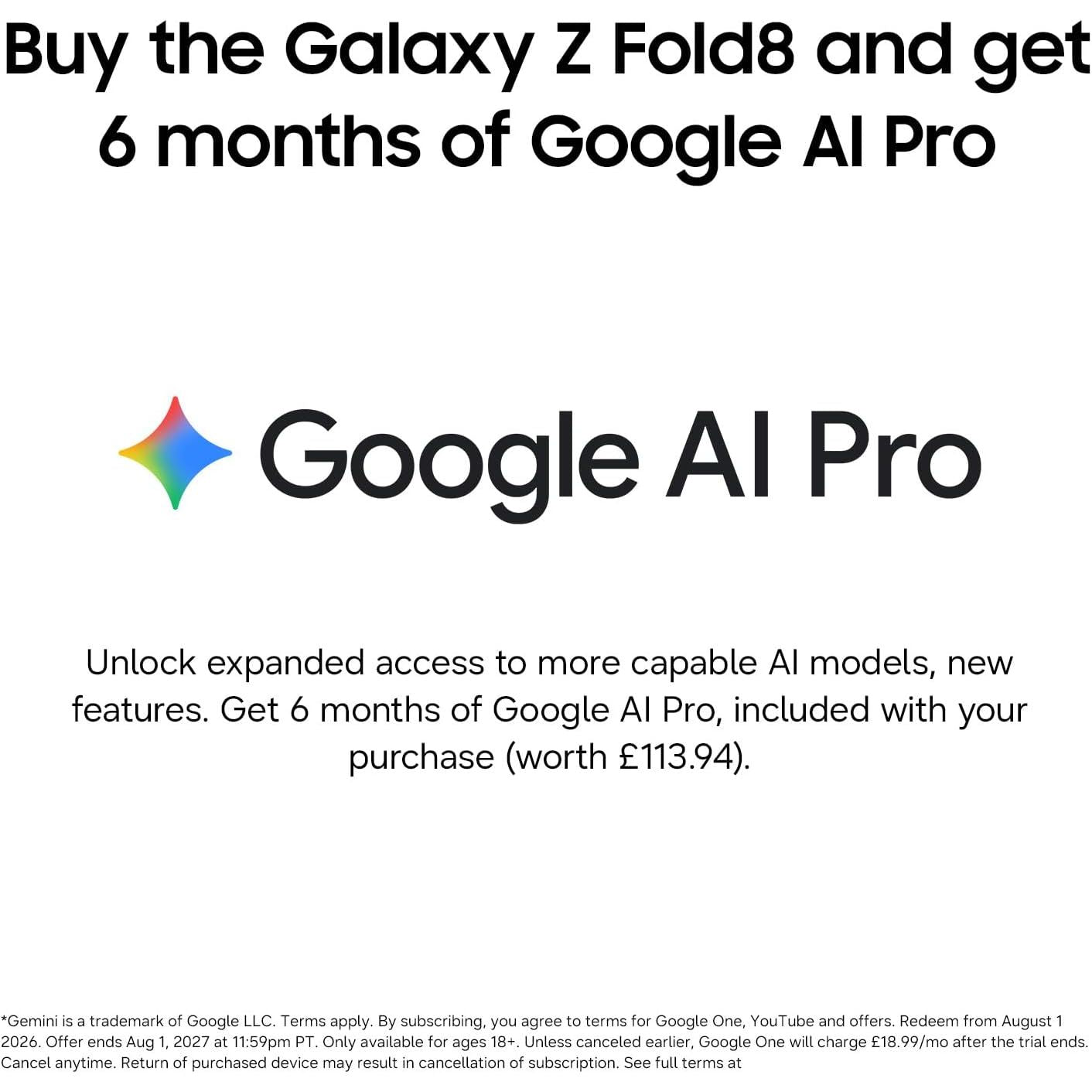 Samsung Galaxy Z Fold8 5G Smartphone 512GB Storage 12GB RAM Cream Unlocked