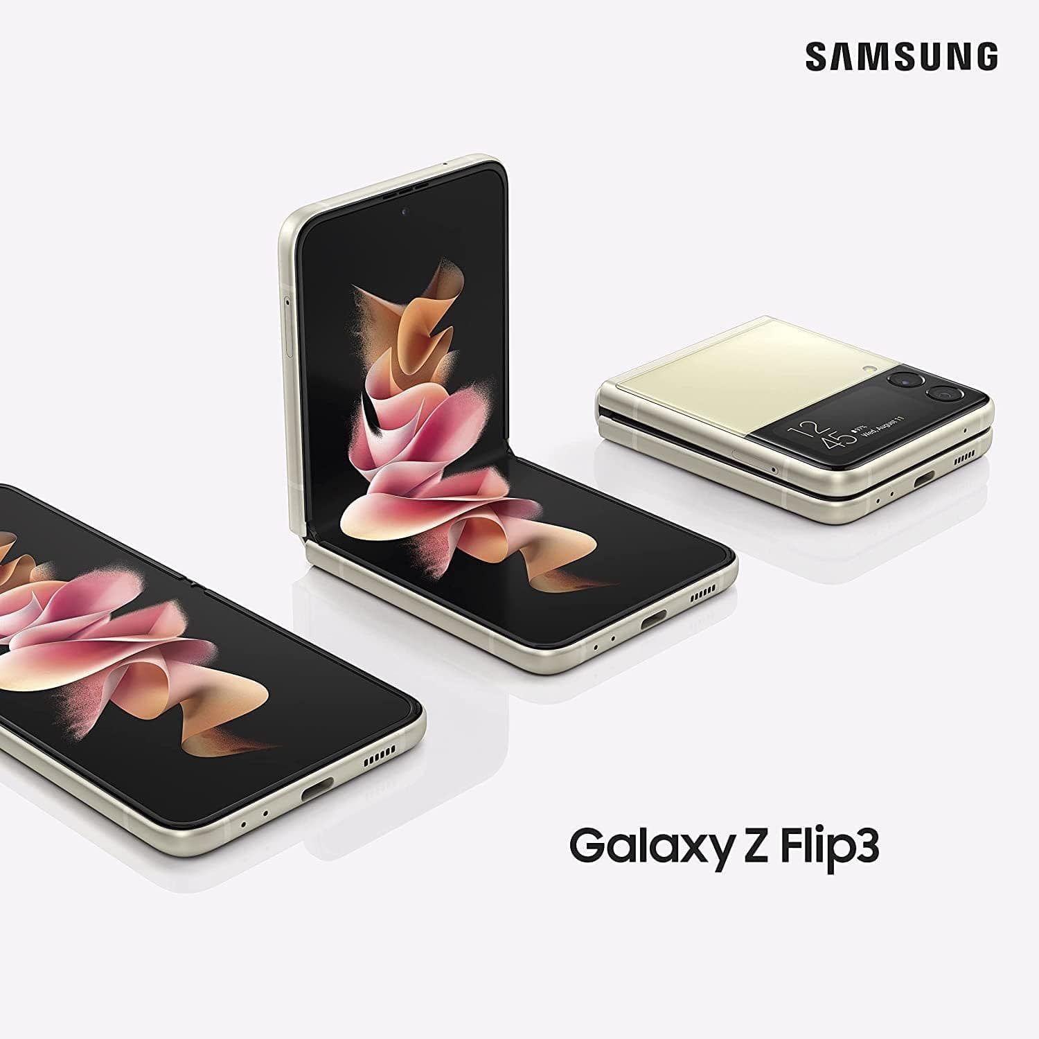 Buy Samsung,Samsung Galaxy Z Flip3 5G - 128GB Storage - 8GB RAM - Dual Sim - Cream - Unlocked - Gadcet UK | UK | London | Scotland | Wales| Near Me | Cheap | Pay In 3 | Unlocked Mobile Phone