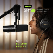 Buy Shure,Shure SM7dB Dynamic Vocal Microphone with Built-In Preamp – XLR Mic for Streaming, Podcasting & Studio Recording - Gadcet UK | UK | London | Scotland | Wales| Near Me | Cheap | Pay In 3 | Microphones