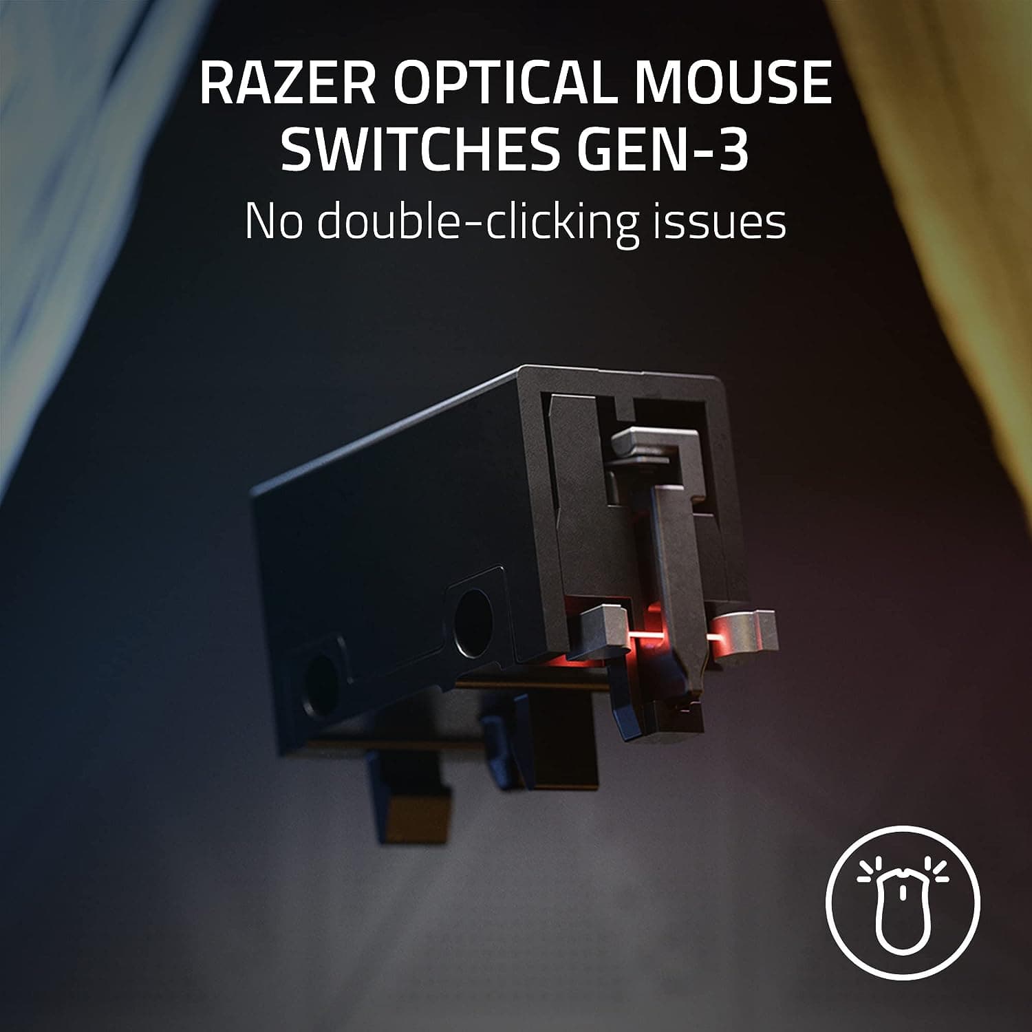 Razer DeathAdder V3 - Ergonomic Esports Mouse (59 g Lightweight Design, Ergonomic Form, 30K Optical Sensor, Optical Mouse Switches Gen-3, 8000Hz HyperPolling Technology, Speedflex Cable) Black - 5