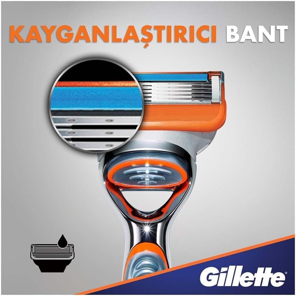 Gillette Fusion 5 powered razor Precision trimmer upgraded precision blades - 5