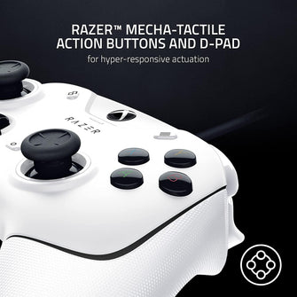 Buy Razer,Razer Wolverine V2 - Wired Gaming Controller for Xbox Series X/S/One & PC (2 Freely Assignable Multifunction Buttons, Action Buttons and D-Pad, Hair Trigger Mode, 3.5 mm Analogue Audio Port) Mercury - Gadcet.com | UK | London | Scotland | Wales| Ireland | Near Me | Cheap | Pay In 3 | Game Controllers