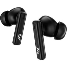 JVC HA-B6T-B Ultra Compact True Wireless Earbuds Black – Built-In Mic, Touch Controls, USB-C Charging, 16-Hour Battery