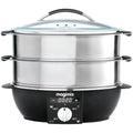 Buy Magimix,Magimix Multifunctional Food Steamer - 12.2L, 2 Tiers, Removable Base, Stainless Steel - Gadcet UK | UK | London | Scotland | Wales| Near Me | Cheap | Pay In 3 | Kitchen & Home Appliances