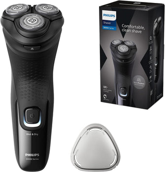 Buy Philips,Philips Electric Shaver Series 3000X - Wet & Dry Electric Shaver for Men in Deep Black, with SkinProtect Technology, Pop-up Beard Trimmer, Ergonomic Men's Shaver (Model X3001/00) - Gadcet UK | UK | London | Scotland | Wales| Near Me | Cheap | Pay In 3 | Trimmer