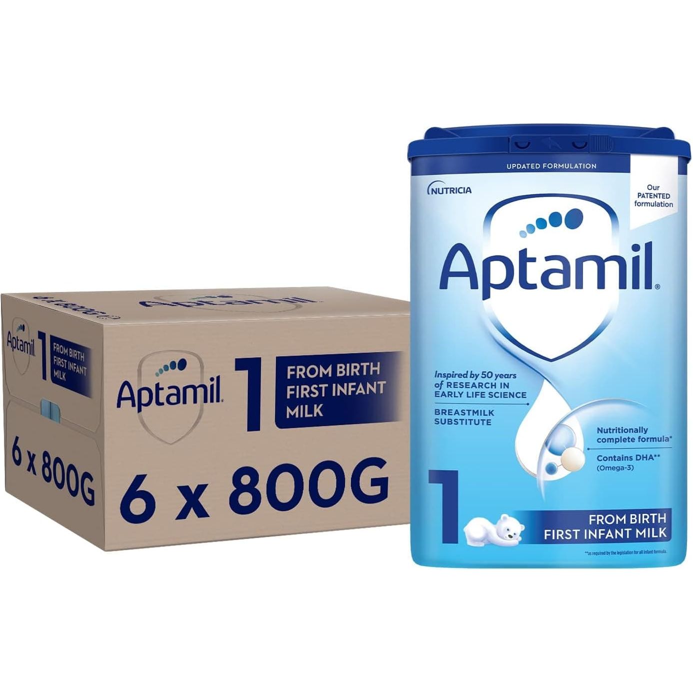 Buy APTAMIL,Aptamil - 1 First Infant Milk - From Birth - 800g (Pack of 6) - Gadcet UK | UK | London | Scotland | Wales| Ireland | Near Me | Cheap | Pay In 3 | Health & Beauty