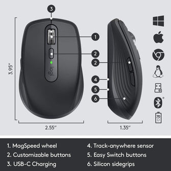 Buy Logitech,Logitech MX Anywhere 3 Compact Performance Mouse - Graphite - Gadcet UK | UK | London | Scotland | Wales| Ireland | Near Me | Cheap | Pay In 3 | Computer Accessories