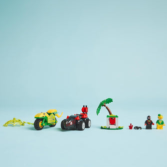 LEGO Marvel Spin and Electro Dinosaur Vehicle Chase Set (11198)