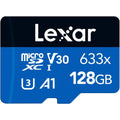 Buy Lexar,Lexar 633x 128GB microSDXC Memory Card with SD Adapter – 100MB/s Read, A1 UHS-I U3 C10 V30 - Gadcet UK | UK | London | Scotland | Wales| Near Me | Cheap | Pay In 3 | Flash Memory Cards