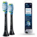 Buy Philips,Philips Sonicare Original C3 Premium Plaque Defence Standard Sonic Toothbrush heads - 2 Pack in Black - Gadcet UK | UK | London | Scotland | Wales| Near Me | Cheap | Pay In 3 | Toothbrushes
