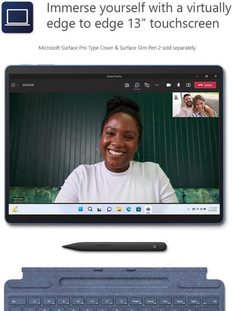Buy Microsoft,Microsoft Surface Pro 9 - 13 Inch 2-in-1 Tablet PC - Blue - Intel Core i5, 8GB RAM, 256GB SSD - Windows 11 Home - Gadcet.com | UK | London | Scotland | Wales| Ireland | Near Me | Cheap | Pay In 3 | Laptops