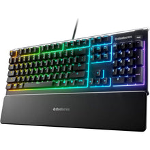 Buy SteelSeries,SteelSeries Apex 3 - RGB Gaming Keyboard - 10-Zone RGB Illumination - Premium Magnetic Wrist Rest - English Qwerty Layout PC, Standard - Gadcet UK | UK | London | Scotland | Wales| Ireland | Near Me | Cheap | Pay In 3 | Keyboard & Mouse