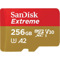 Buy Sandisk,SanDisk 256GB Extreme microSDXC card + SD adapter + RescuePRO Deluxe, up to 190MB/s, with A2 App Performance, UHS-I, Class 10, U3, V30, Black - Gadcet UK | UK | London | Scotland | Wales| Ireland | Near Me | Cheap | Pay In 3 | Memory Card