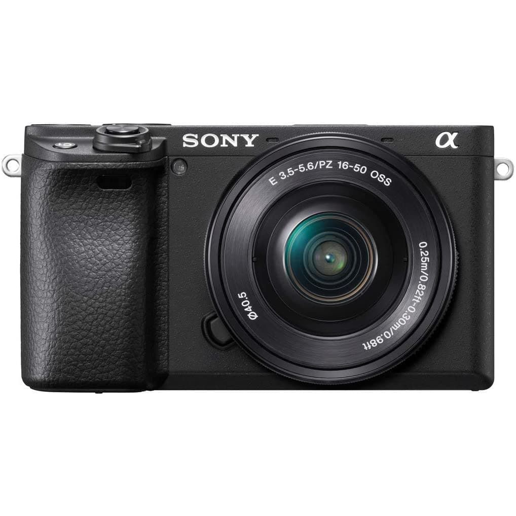 Sony,Sony Alpha 6400 | APS-C Mirrorless Camera with Sony 16-50 mm f/3.5-5.6 Power Zoom Lens ( Fast 0.02s Autofocus 24.2 Megapixels, 4K Movie Recording, Flip Screen for Vlogging ), Black - Gadcet.com
