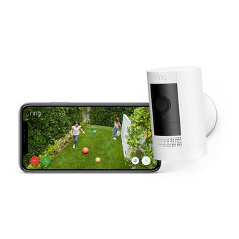 Buy Amazon,Ring Outdoor Camera Battery (Stick Up Cam) | HD wireless outdoor Security Camera 1080p Video, Two-Way Talk, Wifi, Works with Alexa | alternative to CCTV system | 30-day free trial of Ring Protect - Gadcet UK | UK | London | Scotland | Wales| Ireland | Near Me | Cheap | Pay In 3 | Security Monitors & Recorders