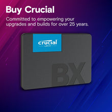 Crucial BX500 2TB 2.5” SATA SSD – Up to 540MB/s Read, 500MB/s Write – CT2000BX500SSD1
