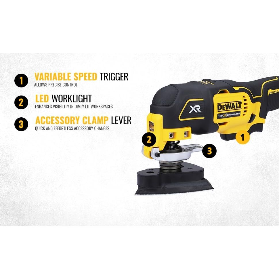 Buy DeWALT,DeWalt DCS356N 18V XR Brushless Multi-Tool: The Ultimate Solution for Precision and Versatility - Gadcet UK | UK | London | Scotland | Wales| Near Me | Cheap | Pay In 3 | Multifunction Power Tools