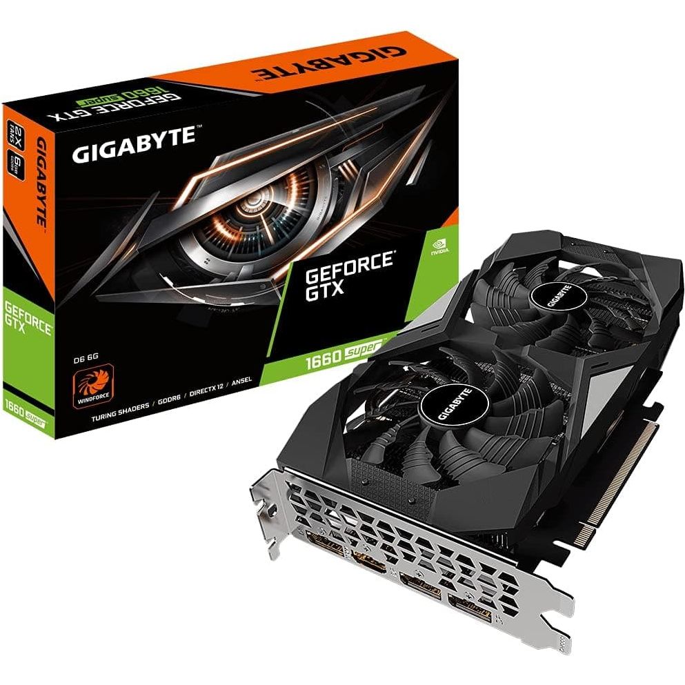 Buy Gigabyte,Gigabyte GeForce - GTX 1660 - SUPER D6 6GB - Graphics Card - Gadcet UK | UK | London | Scotland | Wales| Ireland | Near Me | Cheap | Pay In 3 | Video Cards & Adapters
