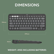 Buy Logitech,Logitech Pebble Keys 2 K380s Minimalist Keyboard - Graphite - Gadcet UK | UK | London | Scotland | Wales| Ireland | Near Me | Cheap | Pay In 3 | Keyboards