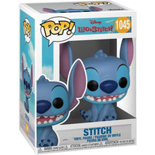 Buy Funko,Funko Pop! Disney Smiling Seated Stitch Vinyl Figure | Official Lilo & Stitch Collectible - Gadcet UK | UK | London | Scotland | Wales| Near Me | Cheap | Pay In 3 | Action & Toy Figures