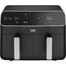Buy Beko,Beko Dual Zone Air Fryer ExpertFry FRL5388B – 8.5L Capacity, Smart Finish, Match Cook, 9 Automatic Functions, Dehydrate, Black - Gadcet UK | UK | London | Scotland | Wales| Near Me | Cheap | Pay In 3 | Air Fryer & Grill