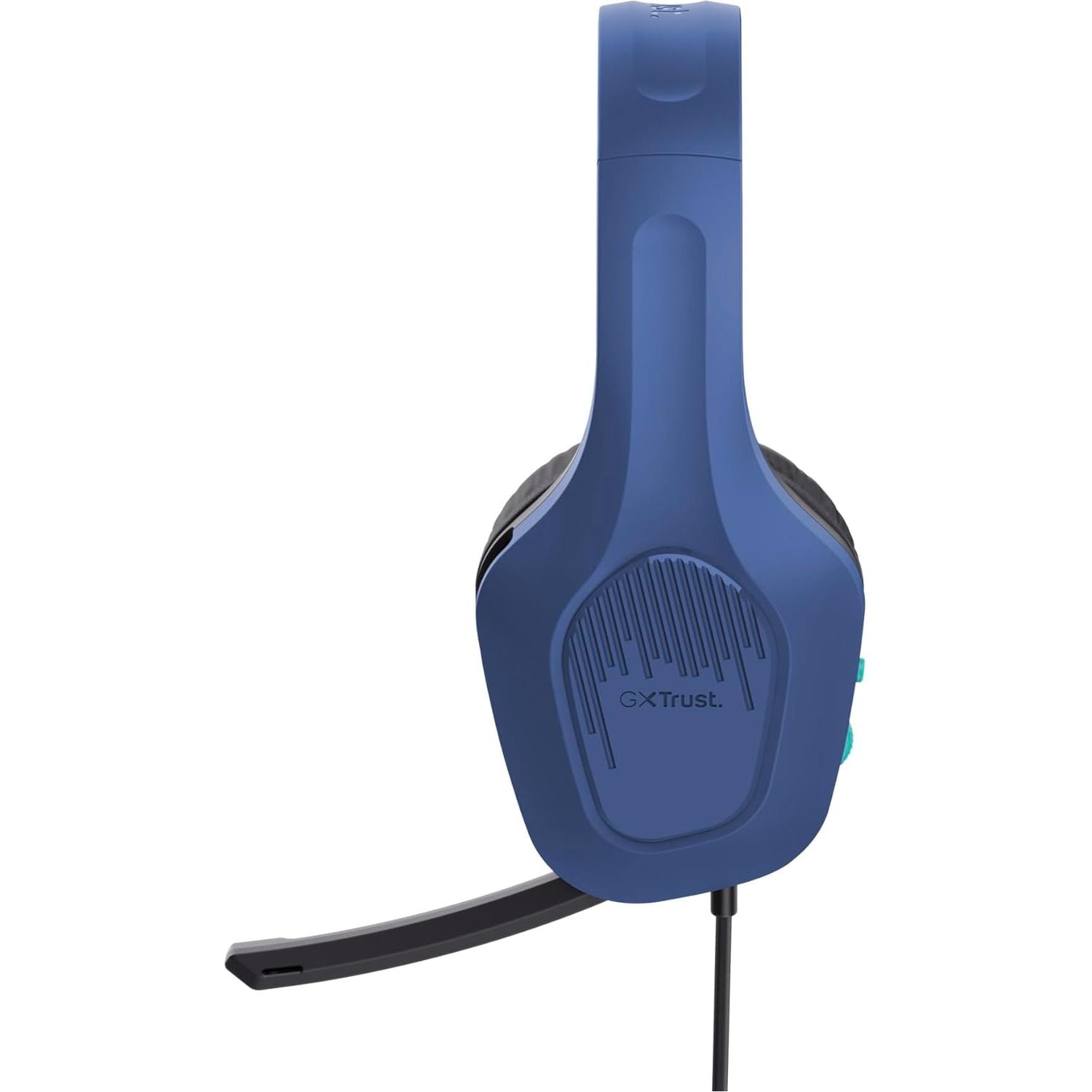 Buy Trust Gaming,Trust Gaming GXT 418B Rayne Lightweight Gaming Headset - 3.5mm Jack, 50mm Drivers, Foldaway Microphone, Over-Ear, Wired, 2m Cable, for PC, Xbox, PS4, PS5, Switch, Mobile - Blue - Gadcet UK | UK | London | Scotland | Wales| Near Me | Cheap | Pay In 3 | Headphones & Headsets