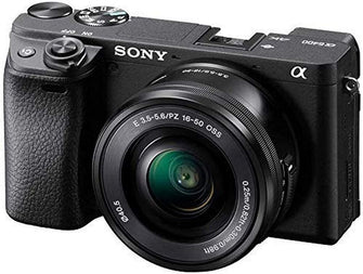 Sony,Sony Alpha 6400 | APS-C Mirrorless Camera with Sony 16-50 mm f/3.5-5.6 Power Zoom Lens ( Fast 0.02s Autofocus 24.2 Megapixels, 4K Movie Recording, Flip Screen for Vlogging ), Black - Gadcet.com