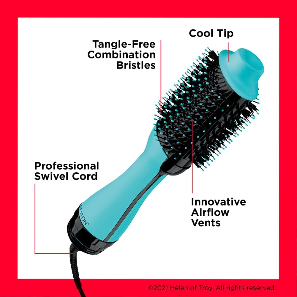 Buy REVLON,Revlon One-Step Hair Dryer & Volumiser - Mint Edition | 2-in-1 Ionic & Ceramic Styling Tool for Mid to Long Hair - Gadcet UK | UK | London | Scotland | Wales| Near Me | Cheap | Pay In 3 | Hair Clipper & Trimmer AccessoriesIMM