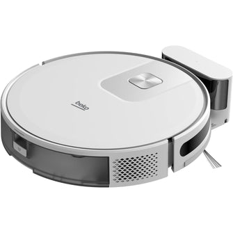 Buy Beko,Beko VRR60314VW Robot Vacuum Cleaner - White/Chrome, 150 Min Run Time, 2000 Pa Suction, 4 Cleaning Modes, Mophead & Water Tank, WiFi/Smartphone Compatible - Gadcet UK | UK | London | Scotland | Wales| Near Me | Cheap | Pay In 3 | Vacuums