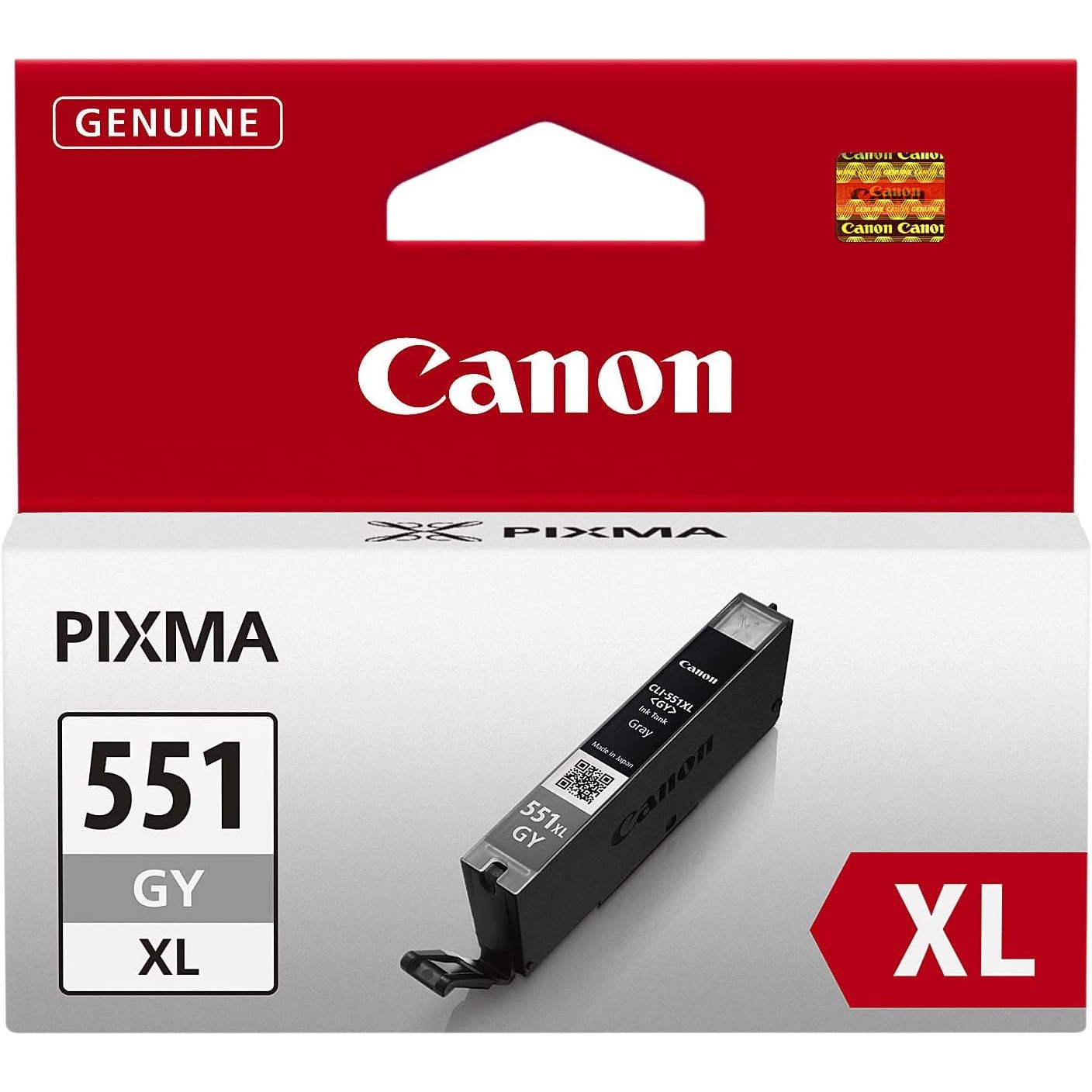 Buy Canon,Canon Original CLI‑551XL High Capacity Ink Cartridge – Grey - Gadcet UK | UK | London | Scotland | Wales| Near Me | Cheap | Pay In 3 | Printer Ink