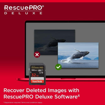 Buy Sandisk,SanDisk 32GB Extreme PRO RescuePRO Deluxe SDHC+ card, up to 100MB/s, UHS-I, Class 10, U3, V30 - Gadcet UK | UK | London | Scotland | Wales| Near Me | Cheap | Pay In 3 | Flash Memory Cards
