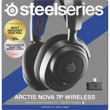 Buy SteelSeries,SteelSeries Arctis Nova 7P Wireless PS5 Gaming Headset - Neodymium Drivers, Dual Wireless (PlayStation & Bluetooth), 38H USB-C Battery, Gen2 AI Mic, PS4, PC, Switch, Mobile - Black - Gadcet UK | UK | London | Scotland | Wales| Near Me | Cheap | Pay In 3 | Headphones & Headsets