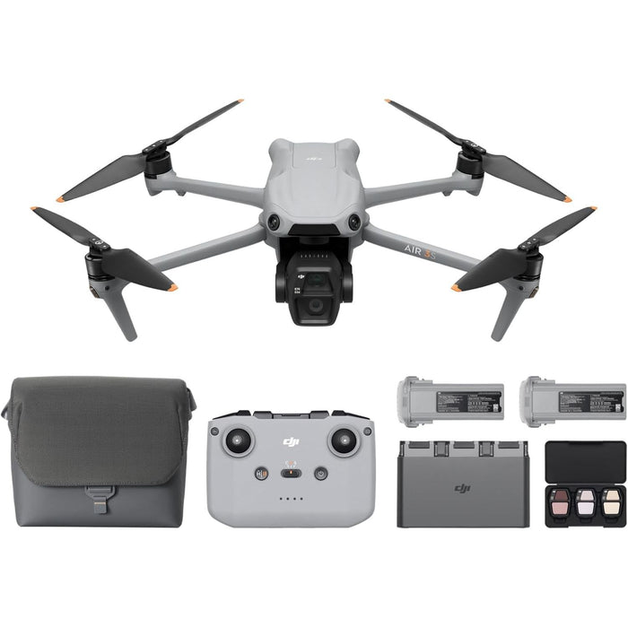 Buy DJI,DJI Air 3S Fly More Combo (RC 2 Controller) – Dual-Camera Aerial Suite – Grey - Gadcet UK | UK | London | Scotland | Wales| Near Me | Cheap | Pay In 3 | Drone Video Cameras