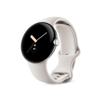 Buy Google,Google Smartwatch – Silver Case with Chalk Strap, One Size - Gadcet UK | UK | London | Scotland | Wales| Near Me | Cheap | Pay In 3 | Smart Watches