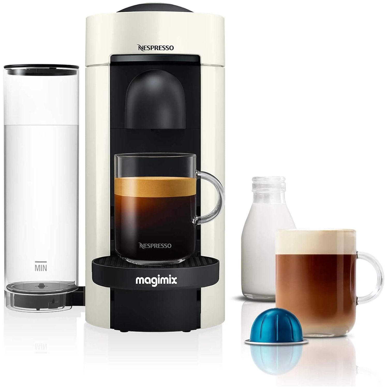 Buy Nespresso,Nespresso Vertuo Plus Pod Coffee Machine by Magimix - White - Gadcet UK | UK | London | Scotland | Wales| Ireland | Near Me | Cheap | Pay In 3 | Coffee Makers & Espresso Machines
