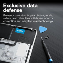 Crucial BX500 2TB 2.5” SATA SSD – Up to 540MB/s Read, 500MB/s Write – CT2000BX500SSD1