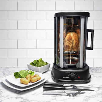 Buy Schallen,Schallen Electric 1500W 360 Rotating 21L Rotisserie Grill For Kebabs - Black - Gadcet UK | UK | London | Scotland | Wales| Ireland | Near Me | Cheap | Pay In 3 | Household Appliance Accessories
