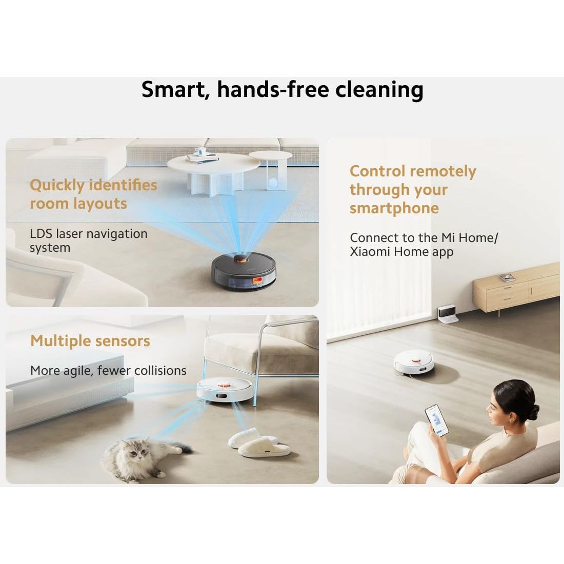 Buy Xiaomi,Xiaomi Robot Vacuum S20 - White - Gadcet UK | UK | London | Scotland | Wales| Near Me | Cheap | Pay In 3 | Vacuums