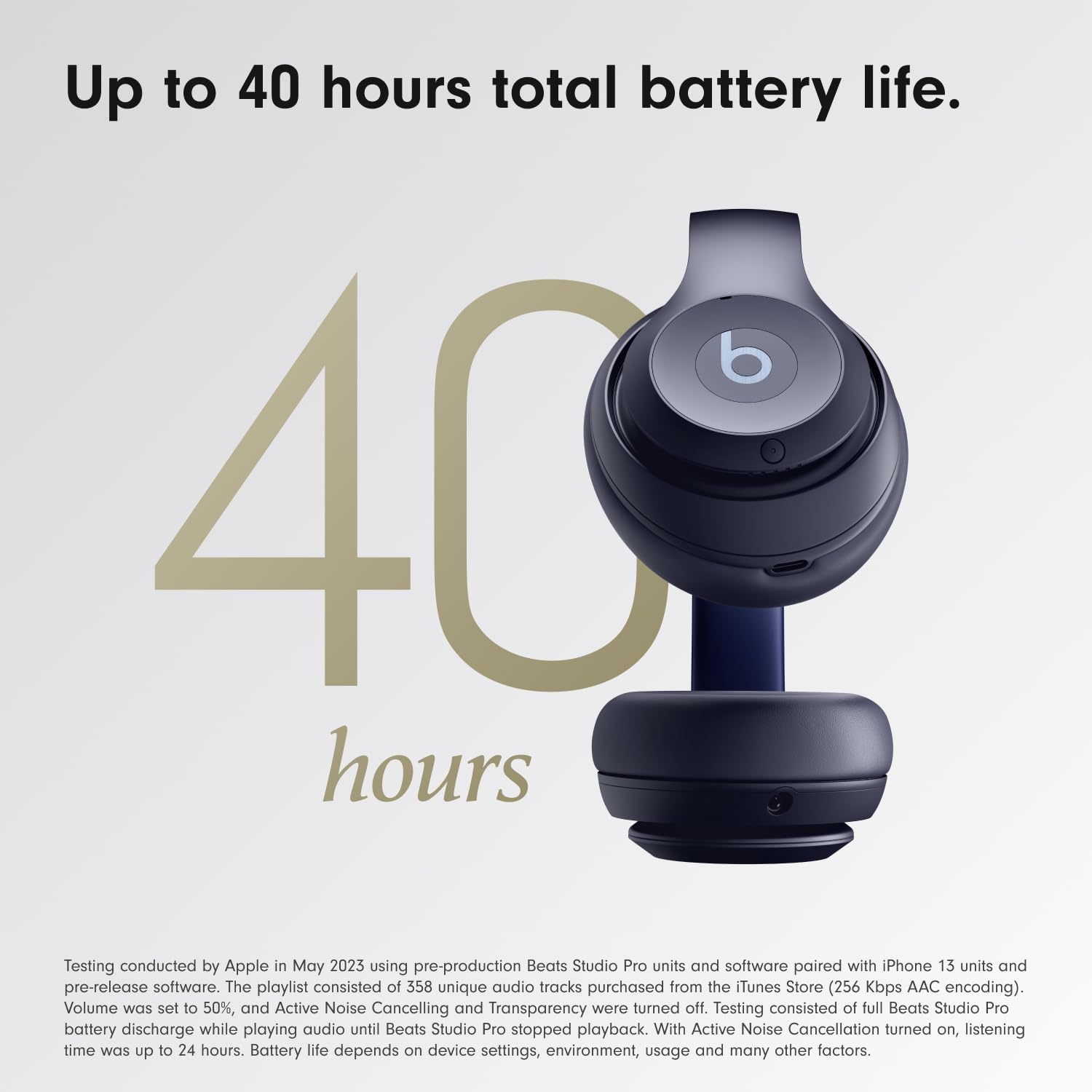 Buy Beats,Beats Studio Pro Wireless Headphones – Noise Cancelling, Spatial Audio, USB-C, 40H Battery, Apple & Android Compatible, Navy - Gadcet UK | UK | London | Scotland | Wales| Near Me | Cheap | Pay In 3 | Over-Ear Headphones