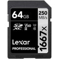 Buy Lexar,Lexar Professional 1667x SD Card 64GB, SDXC UHS-II Memory Card, Up to 250MB/s Read, 120MB/s Write, Class 10, U3, V60, SD for Professional Photographer, Videographer, Enthusiast (LSD64GCB1667) - Gadcet UK | UK | London | Scotland | Wales| Ireland | Near Me | Cheap | Pay In 3 | Memory Card