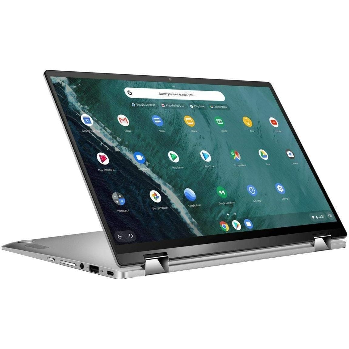 Buy ASUS,ASUS Chromebook Flip C434TA AI0041 14in Touchscreen Notebook -  8th gen Intel Core i5 8200Y - 8GB RAM 128GB - eMMC Wi-Fi 5 -  Chrome OS - Silver - Gadcet.com | UK | London | Scotland | Wales| Ireland | Near Me | Cheap | Pay In 3 | Laptops