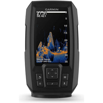 Garmin Striker Vivid 4cv – 4" Color Fishfinder with Sonar Transducer, Vivid Scanning Sonar Palettes