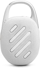 JBL Clip 5 White Bluetooth Speaker