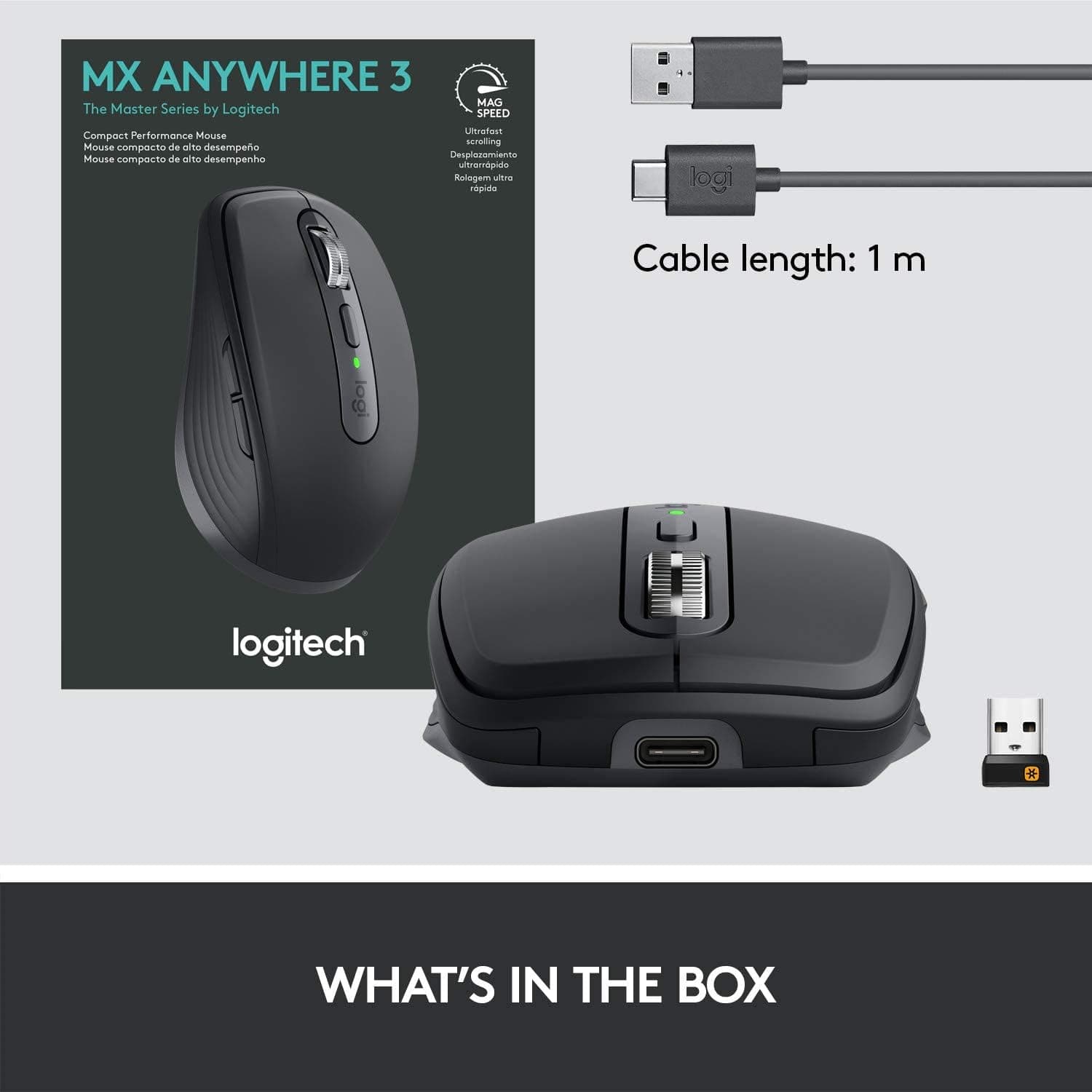 Buy Logitech,Logitech MX Anywhere 3 Wireless Mouse - Graphite - Gadcet UK | UK | London | Scotland | Wales| Near Me | Cheap | Pay In 3 | Mice & Trackballs