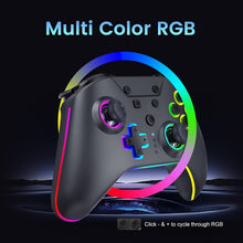 Armor 3 NuRival Wireless RGB LED Game Controller For Nintendo Switch® Hall Effect Sticks OLED/Switch® - Black