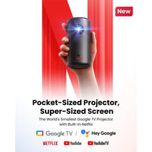 Buy NEBULA,NEBULA Capsule 3 1080p Mini Projector – 200 ANSI-Lumen, Smart Projector with Google TV, Built-In Netflix, Dolby Digital, 120-Inch Picture, 2.5 Hours Playtime, Portable with Built-In Battery - Gadcet UK | UK | London | Scotland | Wales| Near Me | Cheap | Pay In 3 | Projectors