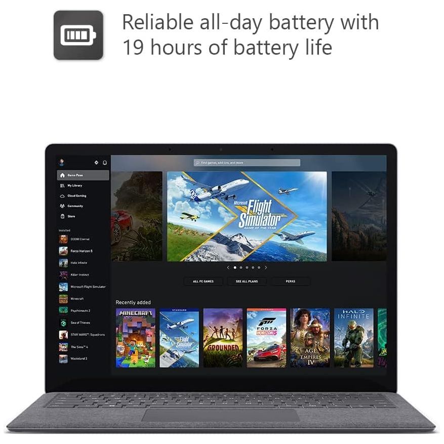 Buy Microsoft,Microsoft Surface Laptop 5 - 13.5 Inch 2-in-1 Tablet PC - (Intel Core i5-1235U, 8GB RAM, 256GB SSD, Windows 11 Home) - Platinum - Gadcet UK | UK | London | Scotland | Wales| Near Me | Cheap | Pay In 3 | Laptops