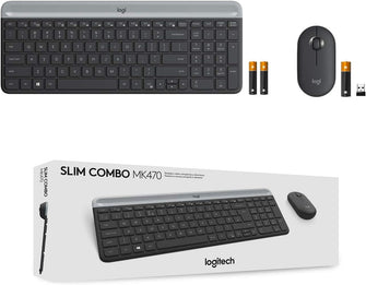 Buy Logitech,Logitech MK470 Slim Wireless Keyboard & Mouse Combo for Windows - Gadcet UK | UK | London | Scotland | Wales| Ireland | Near Me | Cheap | Pay In 3 | Keyboard & Mouse